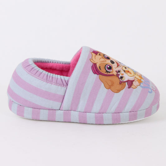 Pantufla Niña Rayas Skye & Friends Rosado Paw Patrol - Pantuflas Chile | The Brands Club cl