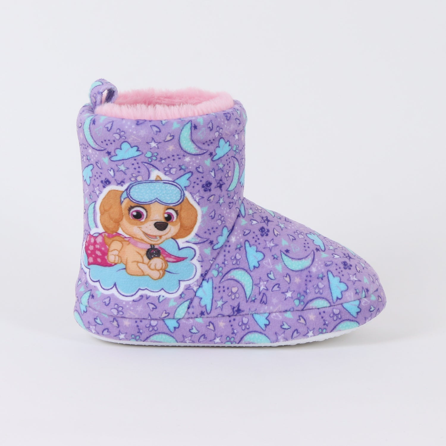 Pantufla Bota Niña Invernal Skye Cielo Morado Paw Patrol - Pantuflas Chile | The Brands Club cl