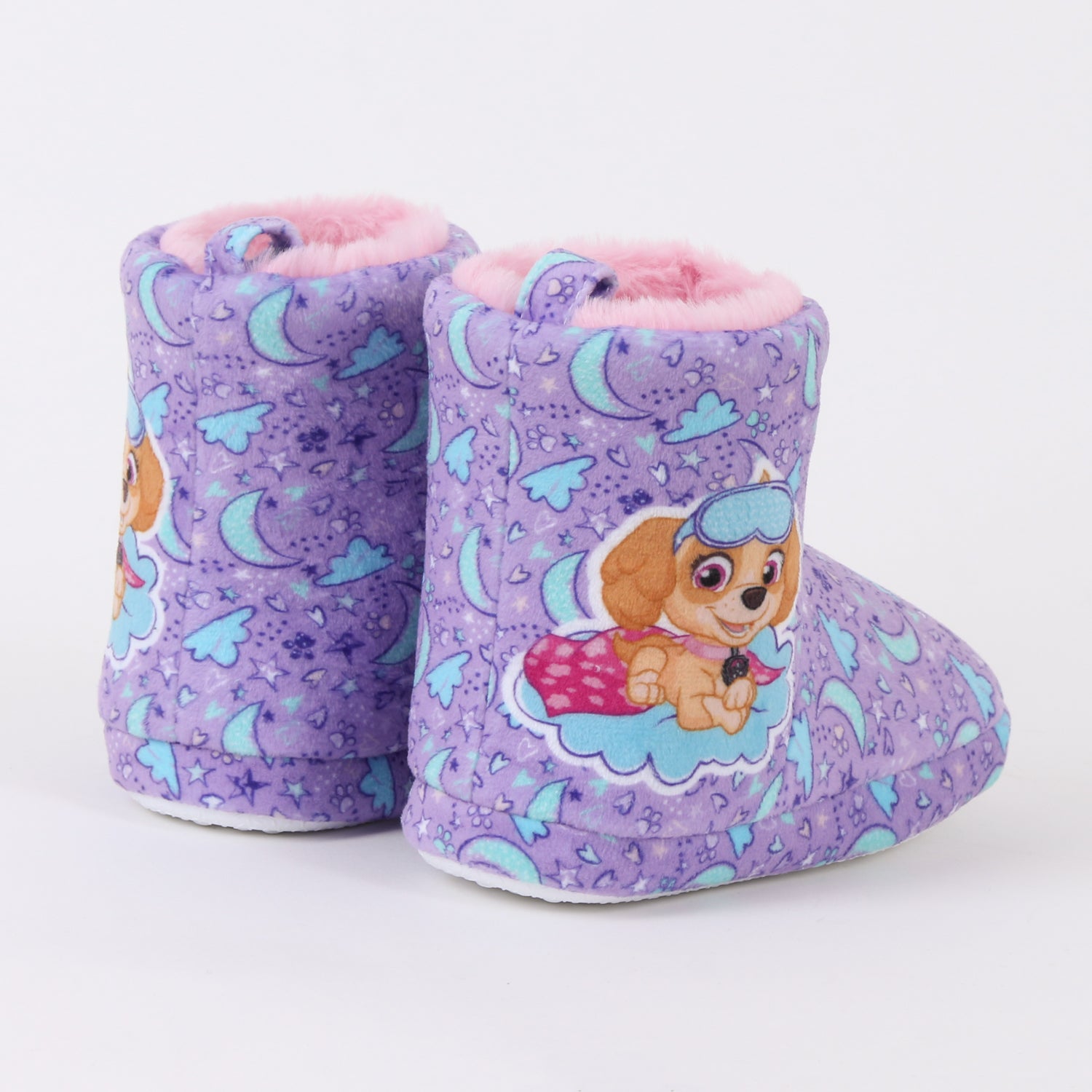 Pantufla Bota Niña Invernal Skye Cielo Morado Paw Patrol - Pantuflas Chile | The Brands Club cl