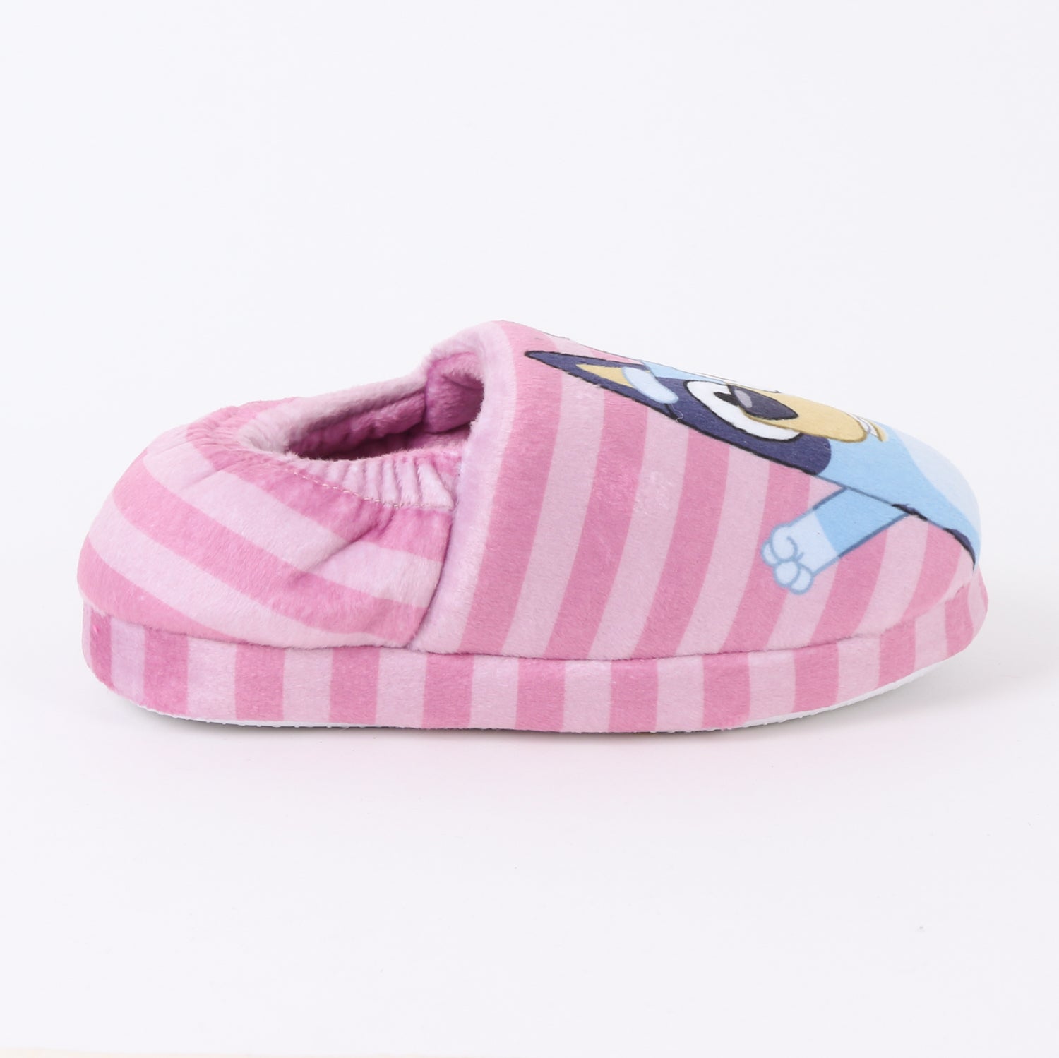 Pantufla Niña Rayas Rosado Bingo & Bluey - Pantuflas Chile | The Brands Club cl