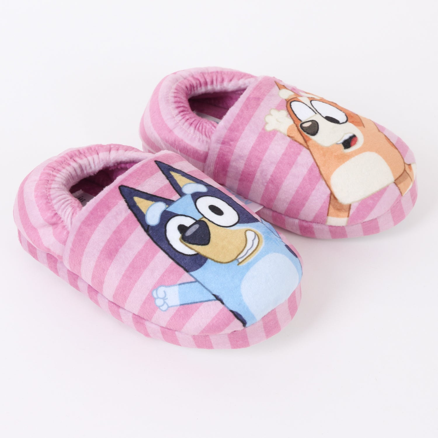 Pantufla Niña Rayas Rosado Bingo & Bluey - Pantuflas Chile | The Brands Club cl