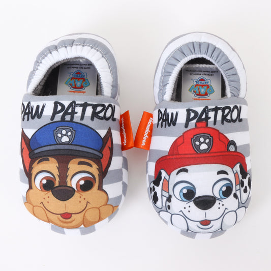 Pantufla Niño Rayas Chase & Marshall Blanco Paw Patrol - Pantuflas Chile | The Brands Club cl