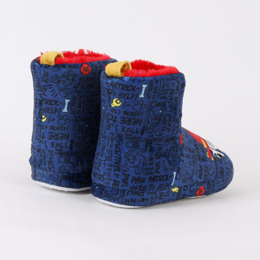 Pantufla Bota Niño Invernal Chase & Marshall Azul Paw Patrol - Pantuflas Chile | The Brands Club cl