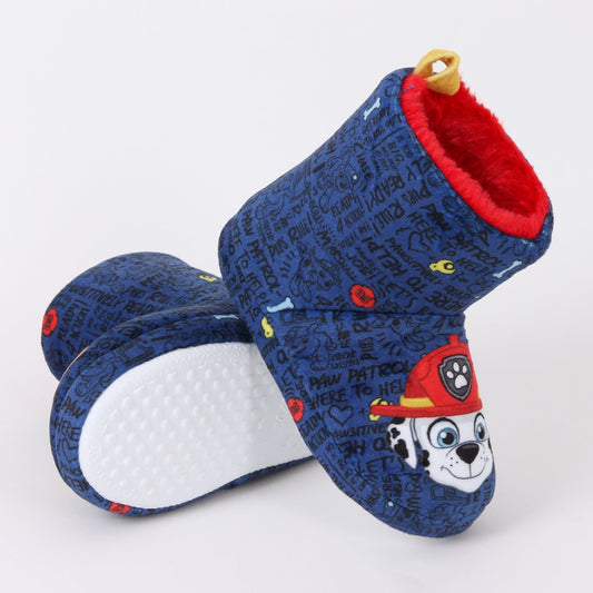 Pantufla Bota Niño Invernal Chase & Marshall Azul Paw Patrol - Pantuflas Chile | The Brands Club cl