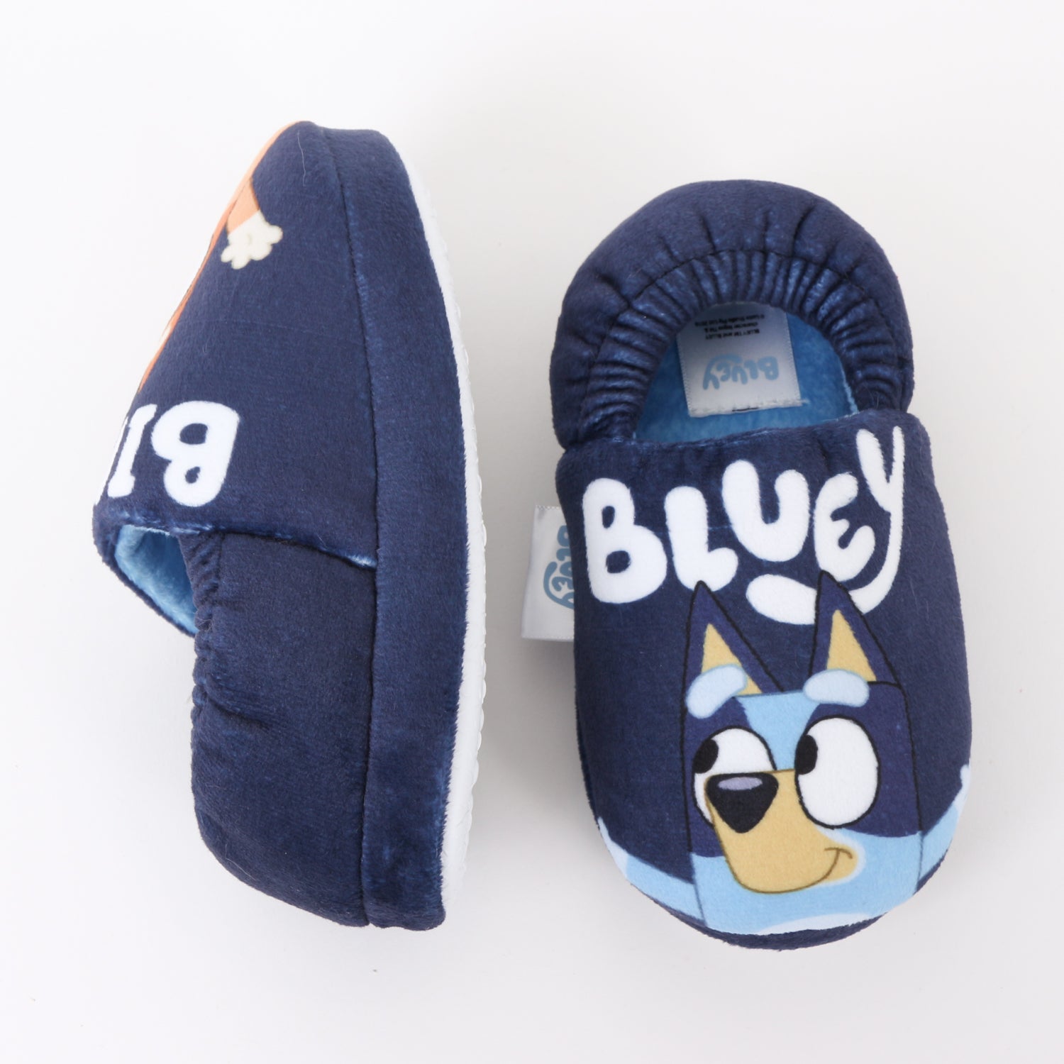 Pantufla Niño Jugando Azul Marino Bingo & Bluey - Pantuflas Chile | The Brands Club cl