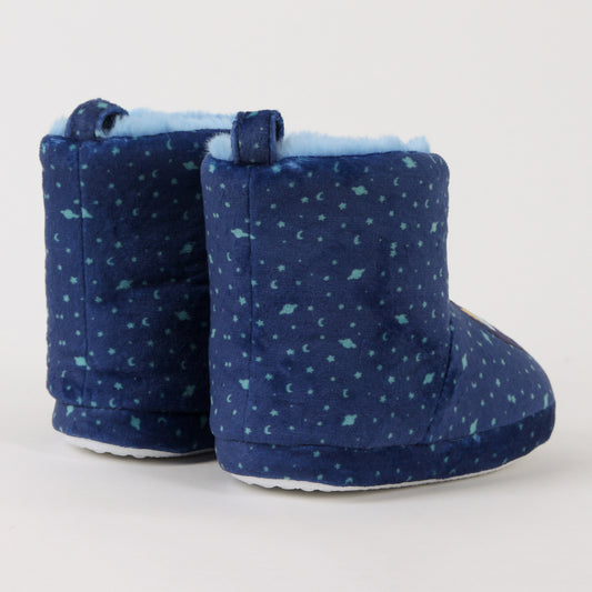 Pantufla Bota Niño Invernal Cielo Nocturno Azul Bluey - Pantuflas Chile | The Brands Club cl