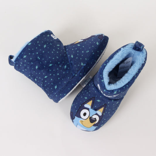 Pantufla Bota Niño Invernal Cielo Nocturno Azul Bluey - Pantuflas Chile | The Brands Club cl