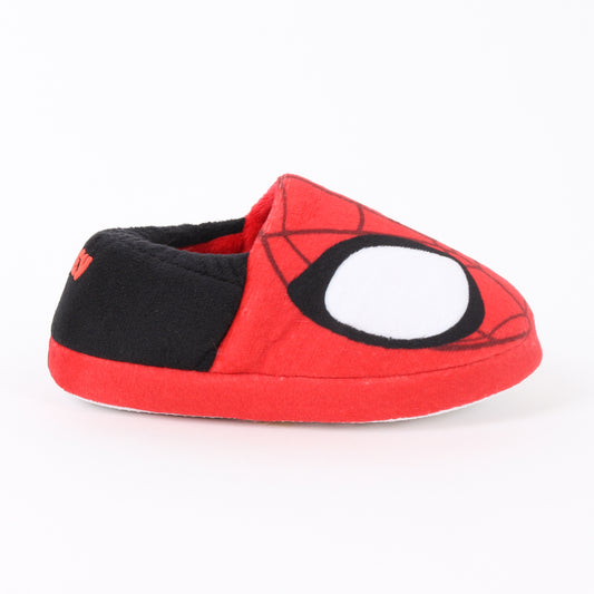 Pantufla Niño Spidey Face Rojo Marvel - Pantuflas Chile | The Brands Club cl