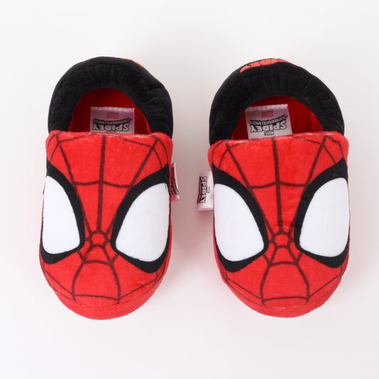 Pantufla Niño Spidey Face Rojo Marvel - Pantuflas Chile | The Brands Club cl