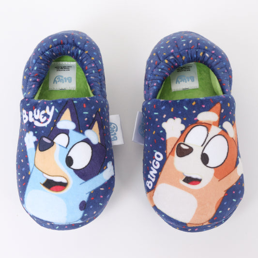 Pantufla Niño Puntos Azul Bingo & Bluey - Pantuflas Chile | The Brands Club cl
