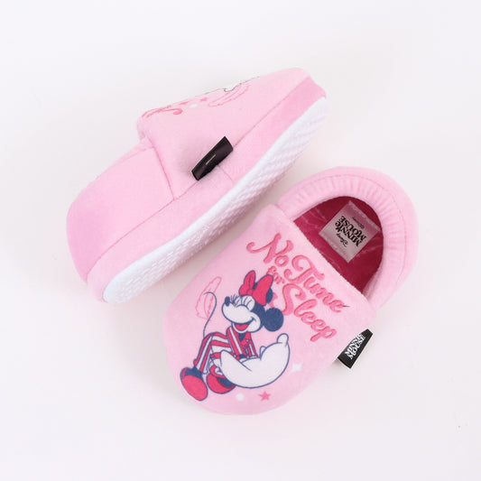 Pantufla Niña No time For Sleep Minnie Rosado Disney - Pantuflas Chile | The Brands Club cl