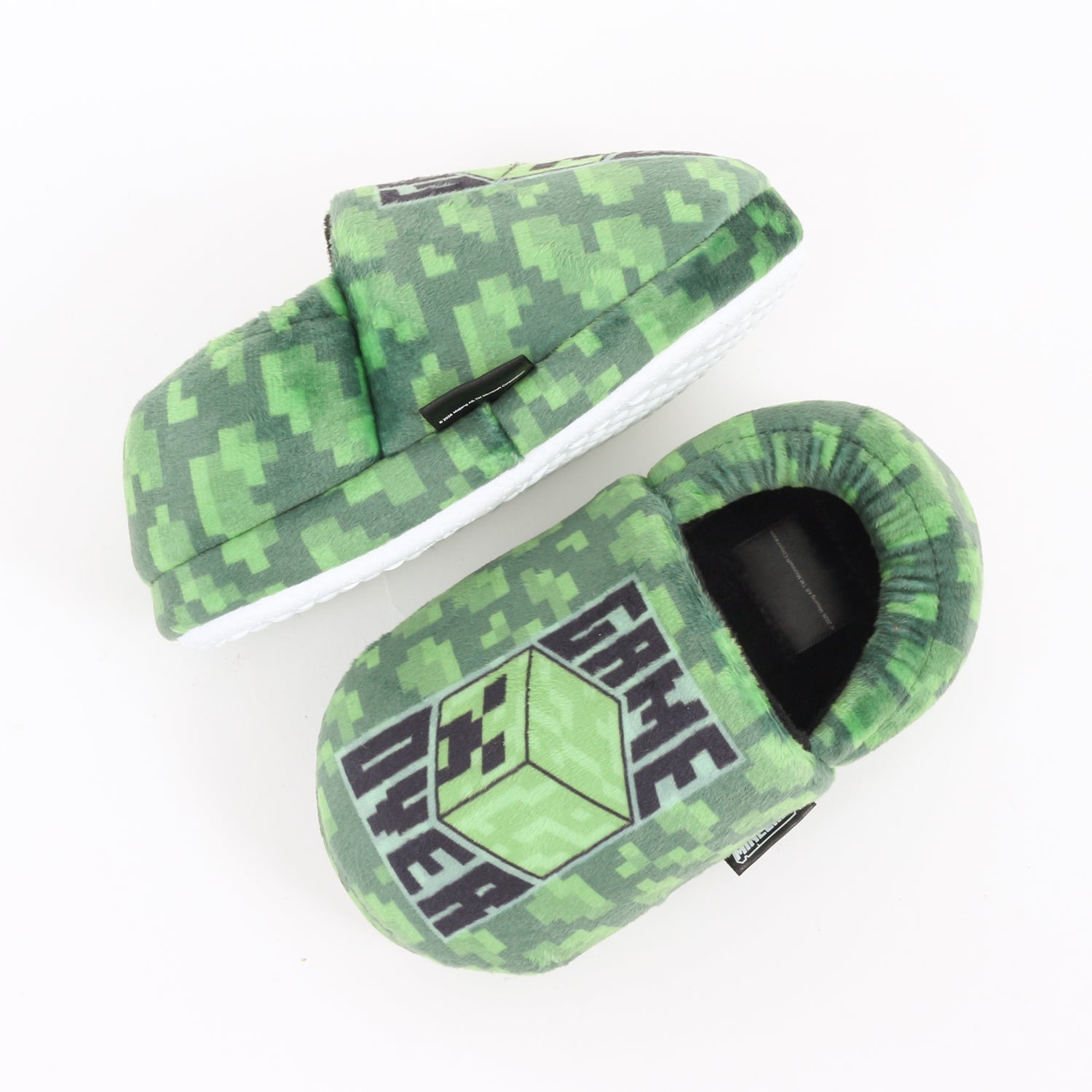 Pantufla Niño Full Print Game Over Verde Minecraft - Pantuflas Chile | The Brands Club cl
