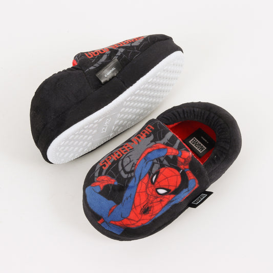 Pantufla Niño Webb Swing Spiderman Negro Marvel - Pantuflas Chile | The Brands Club cl