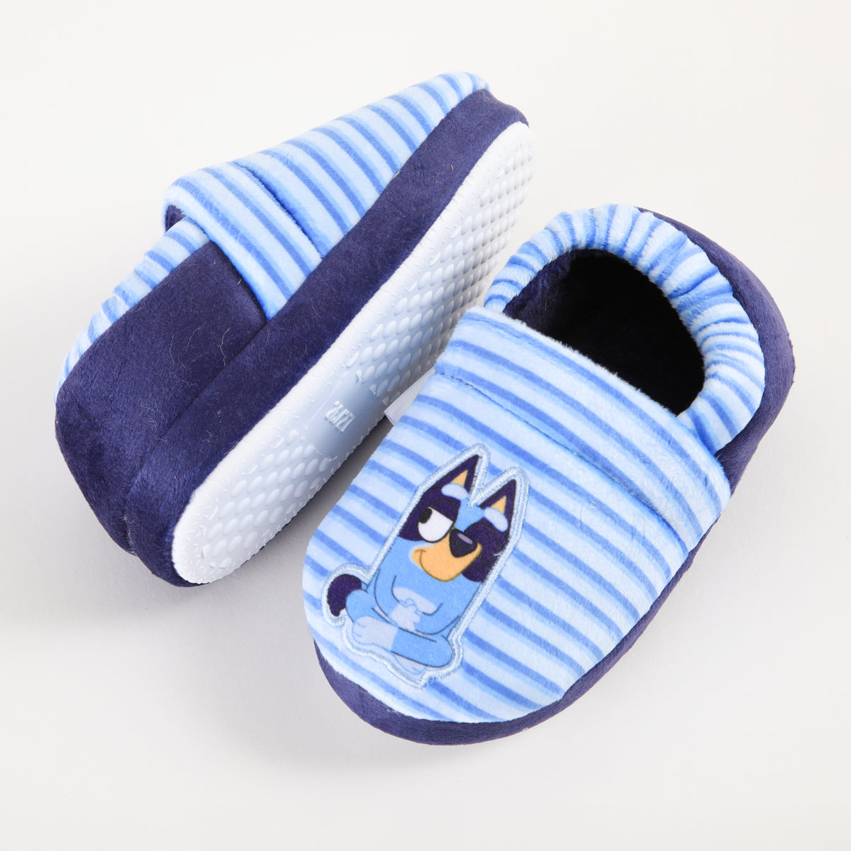 Pantufla Niño Bluey Listado Celeste - Pantuflas Chile | The Brands Club cl