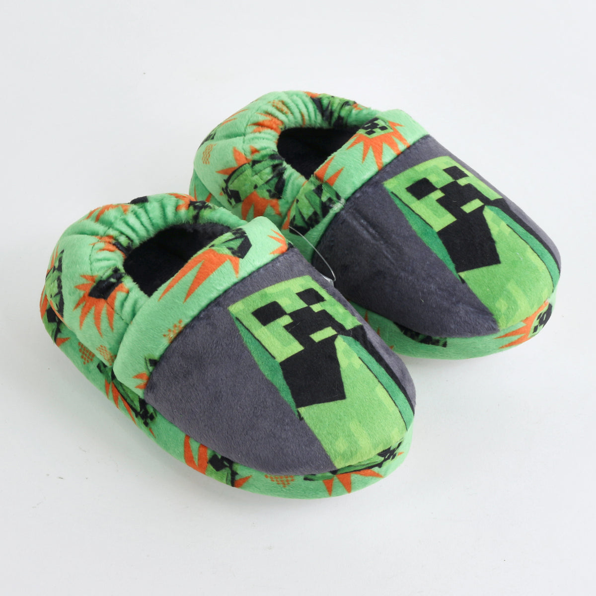 Pantufla Niño Minecraft Full Print Creeper Verde - Pantuflas Chile | The Brands Club cl