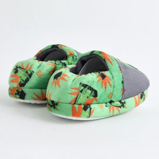 Pantufla Niño Minecraft Full Print Creeper Verde - Pantuflas Chile | The Brands Club cl