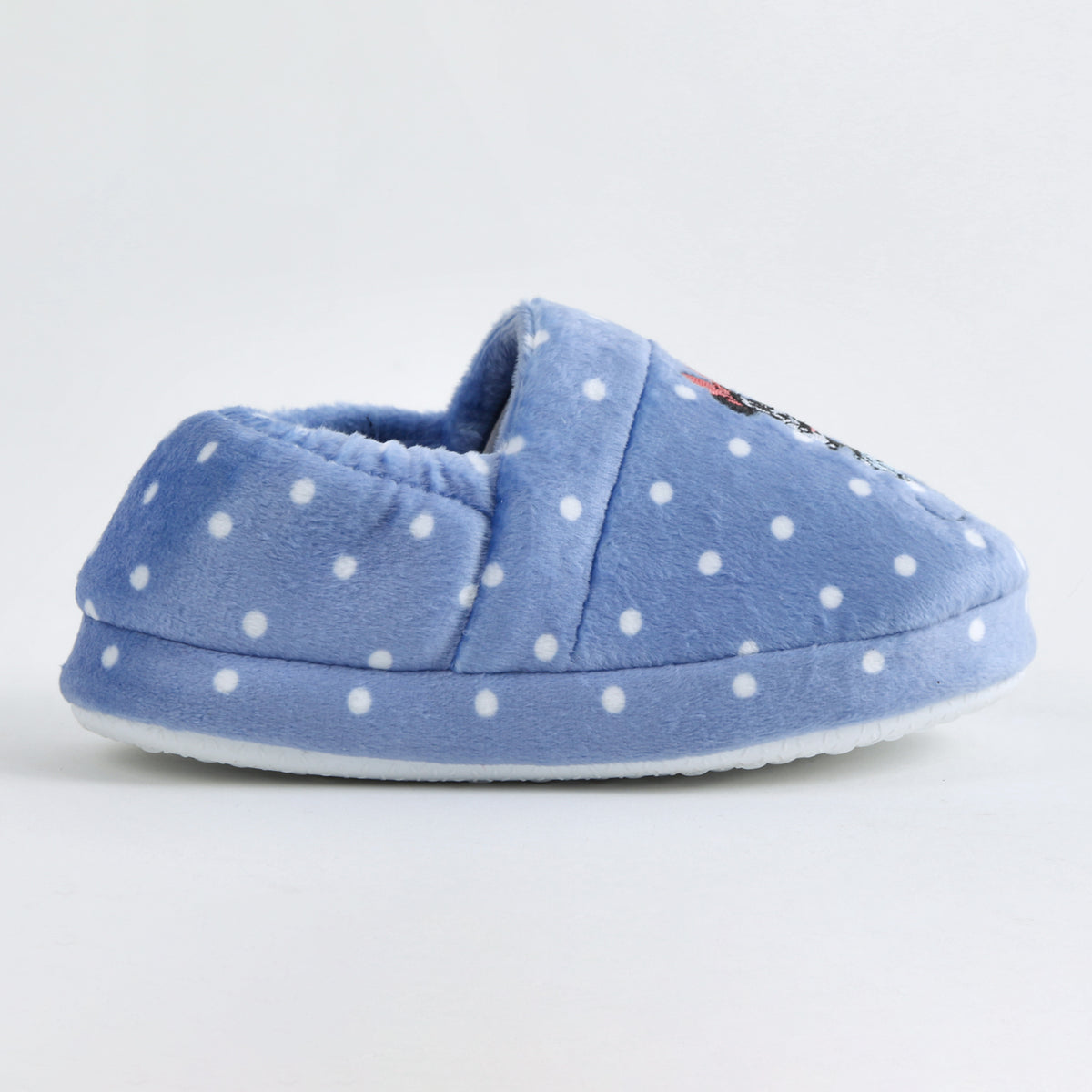 Pantufla Niña Minnie Disney Lunares Azul - Pantuflas Chile | The Brands Club cl