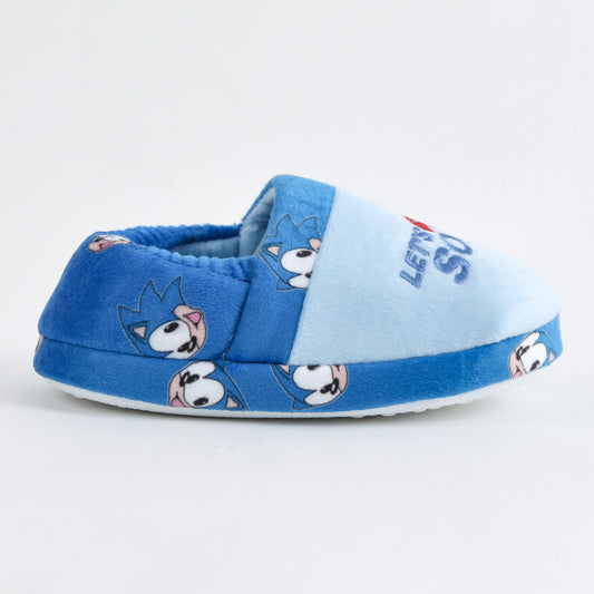 Pantufla Niño Sonic Lets Go Celeste - Pantuflas Chile | The Brands Club cl