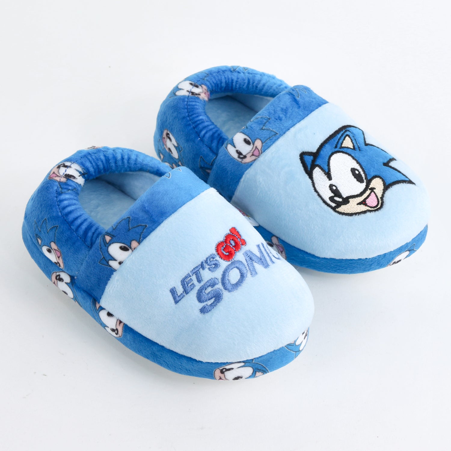 Pantufla Niño Sonic Lets Go Celeste