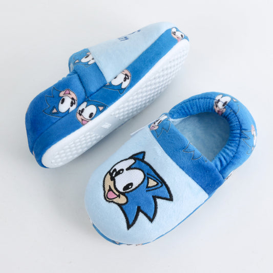 Pantufla Niño Sonic Lets Go Celeste - Pantuflas Chile | The Brands Club cl