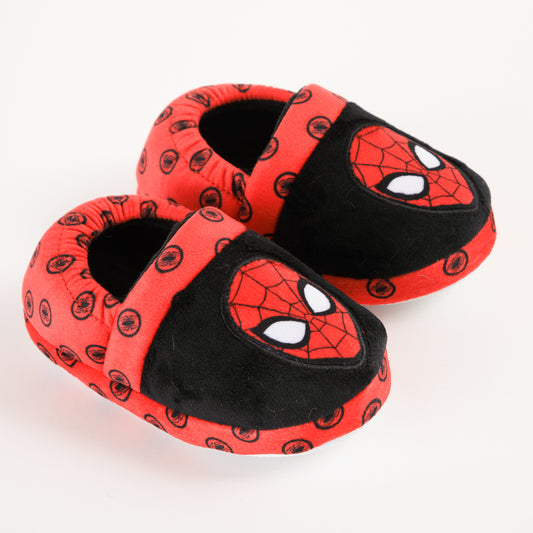Pantufla Niño Spiderman Marvel Cabeza Negro - Pantuflas Chile | The Brands Club cl
