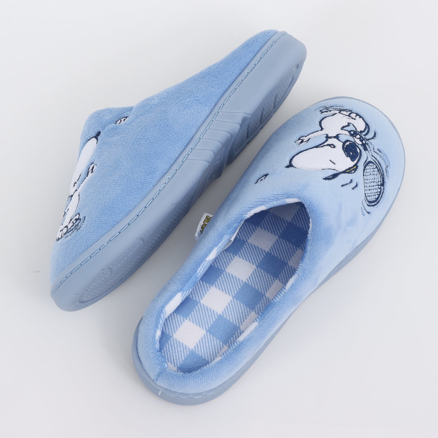 Pantufla Mujer Snoopy Tennis Azul