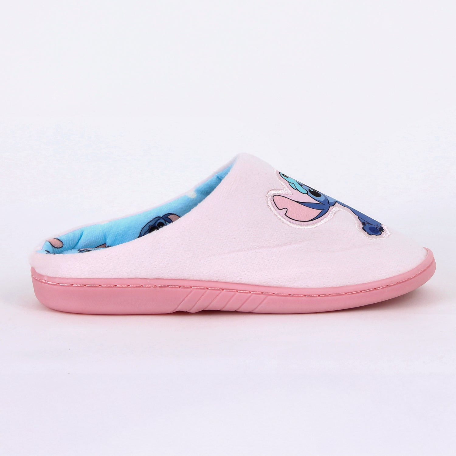Pantufla Mujer Lilo & Stitch Disney Sentado Rosado