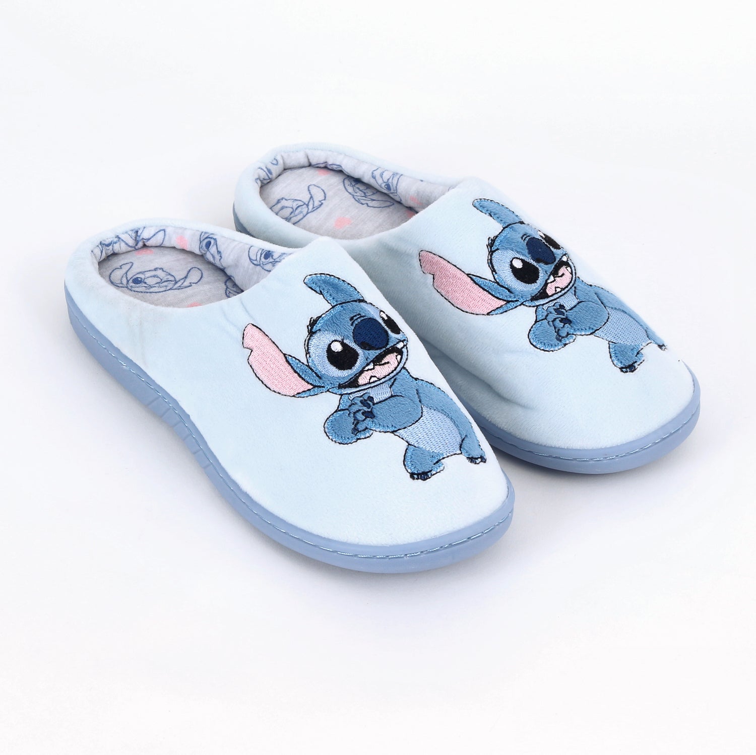 Pantufla Mujer Lilo & Stitch Disney Aloha Celeste