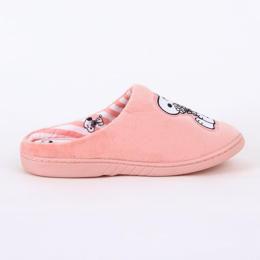 Pantufla Mujer Snoopy Flores Rosado - Pantuflas Chile | The Brands Club cl