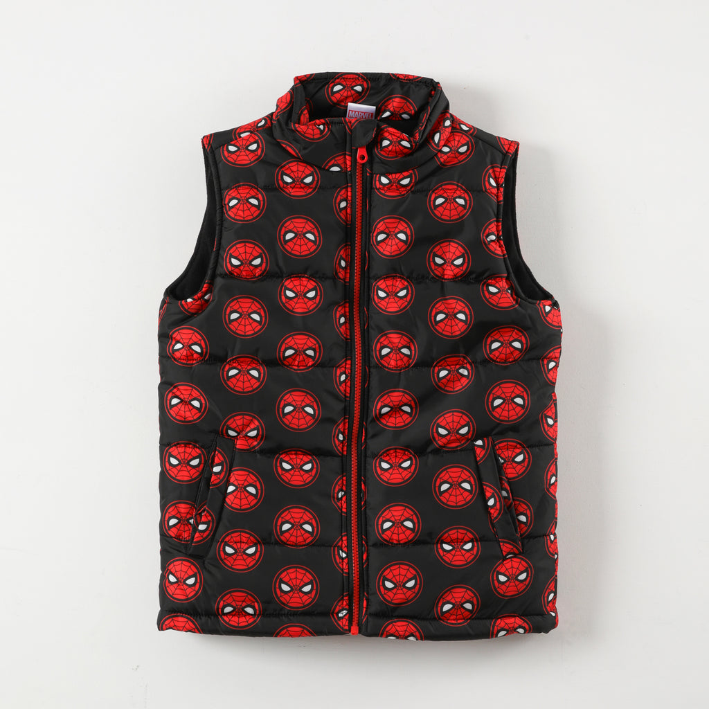 Parka Niño Spiderman Multi Logo Negro Marvel