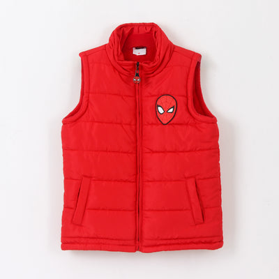 Parka Sin Mangas Niño Spiderman Rojo Marvel