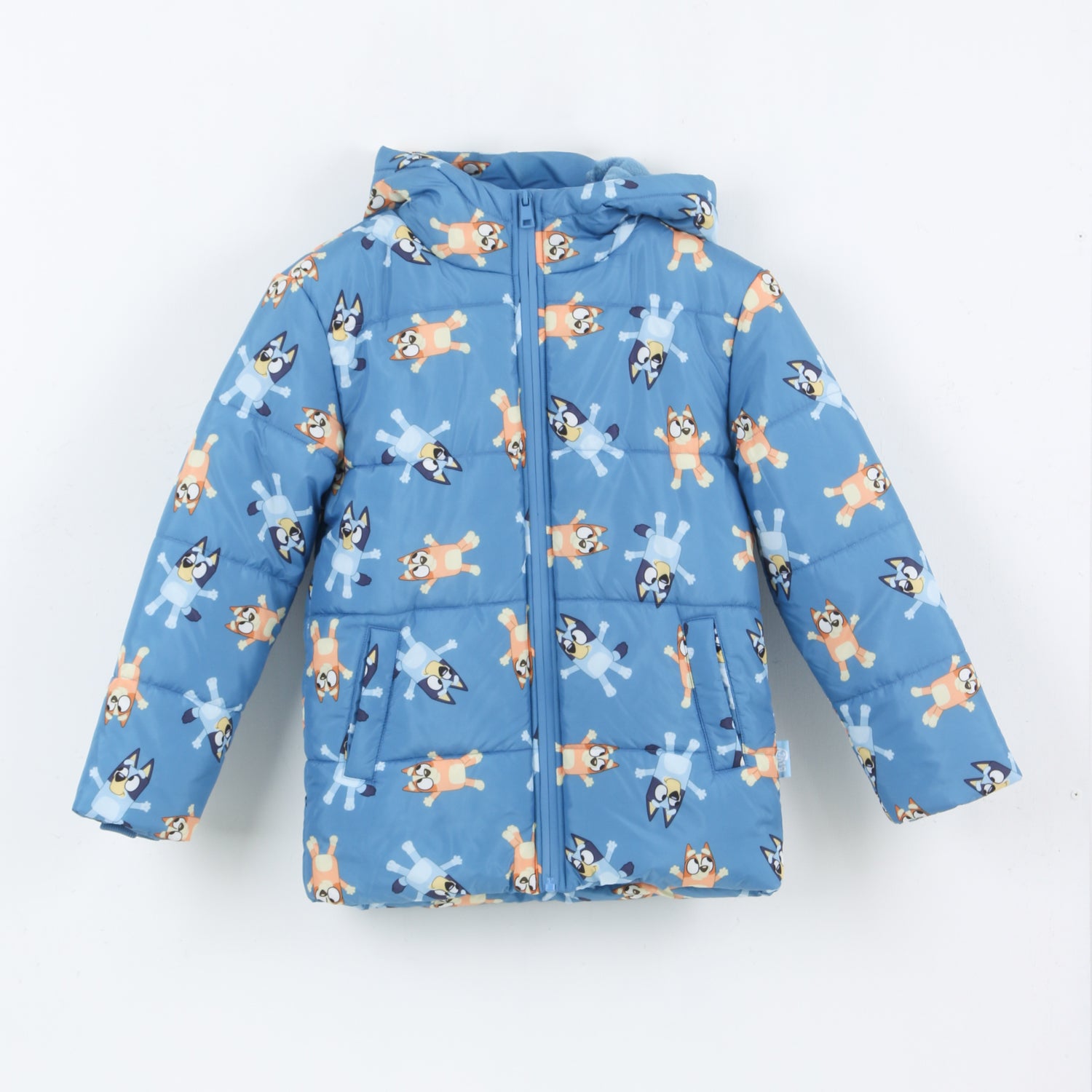 Parka Niño Full Print Azul Bingo & Bluey - Chaquetas y Parkas Chile | The Brands Club cl