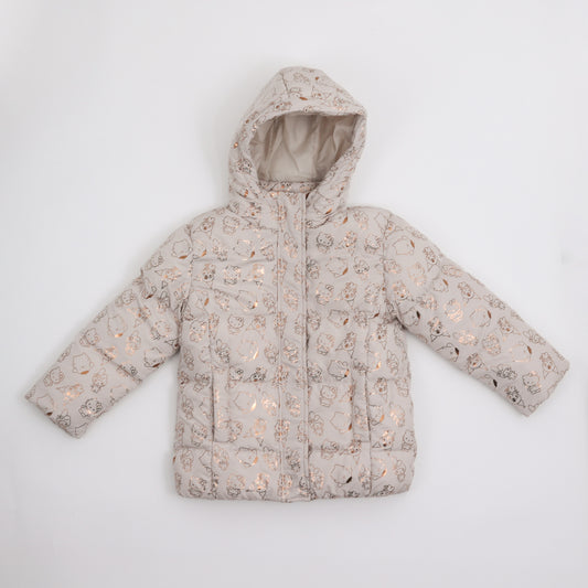 Parka Niña Full Print Friends Beige Hello Kitty - Chaquetas y Parkas Chile | The Brands Club cl