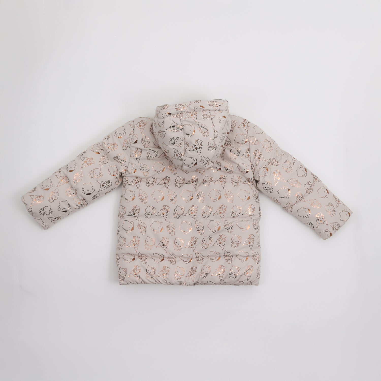 Parka Niña Full Print Friends Beige Hello Kitty - Chaquetas y Parkas Chile | The Brands Club cl