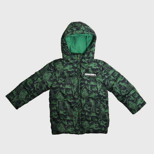 Parka Niño Full Print Personajes Verde Minecraft - Chaquetas y Parkas Chile | The Brands Club cl