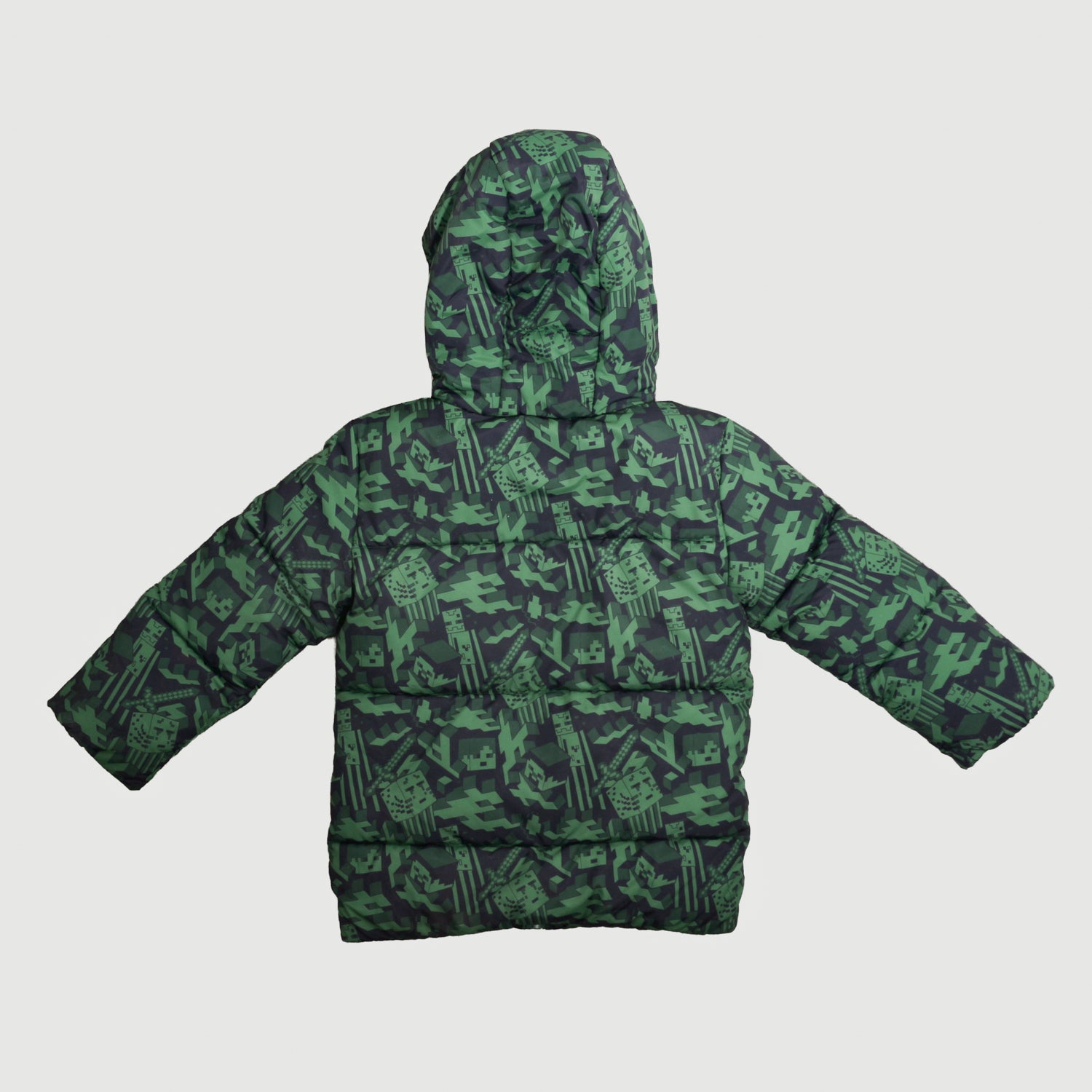 Parka Niño Full Print Personajes Verde Minecraft - Chaquetas y Parkas Chile | The Brands Club cl