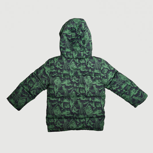 Parka Niño Full Print Personajes Verde Minecraft - Chaquetas y Parkas Chile | The Brands Club cl