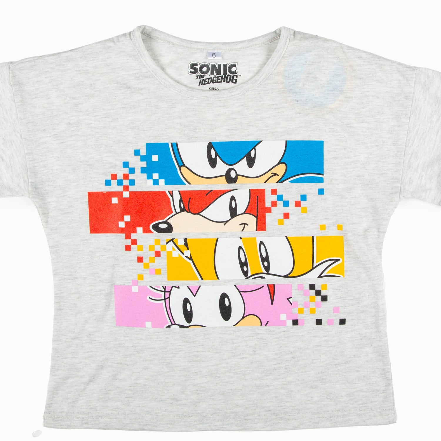 Pijama Niña Team Face Rosado Sonic