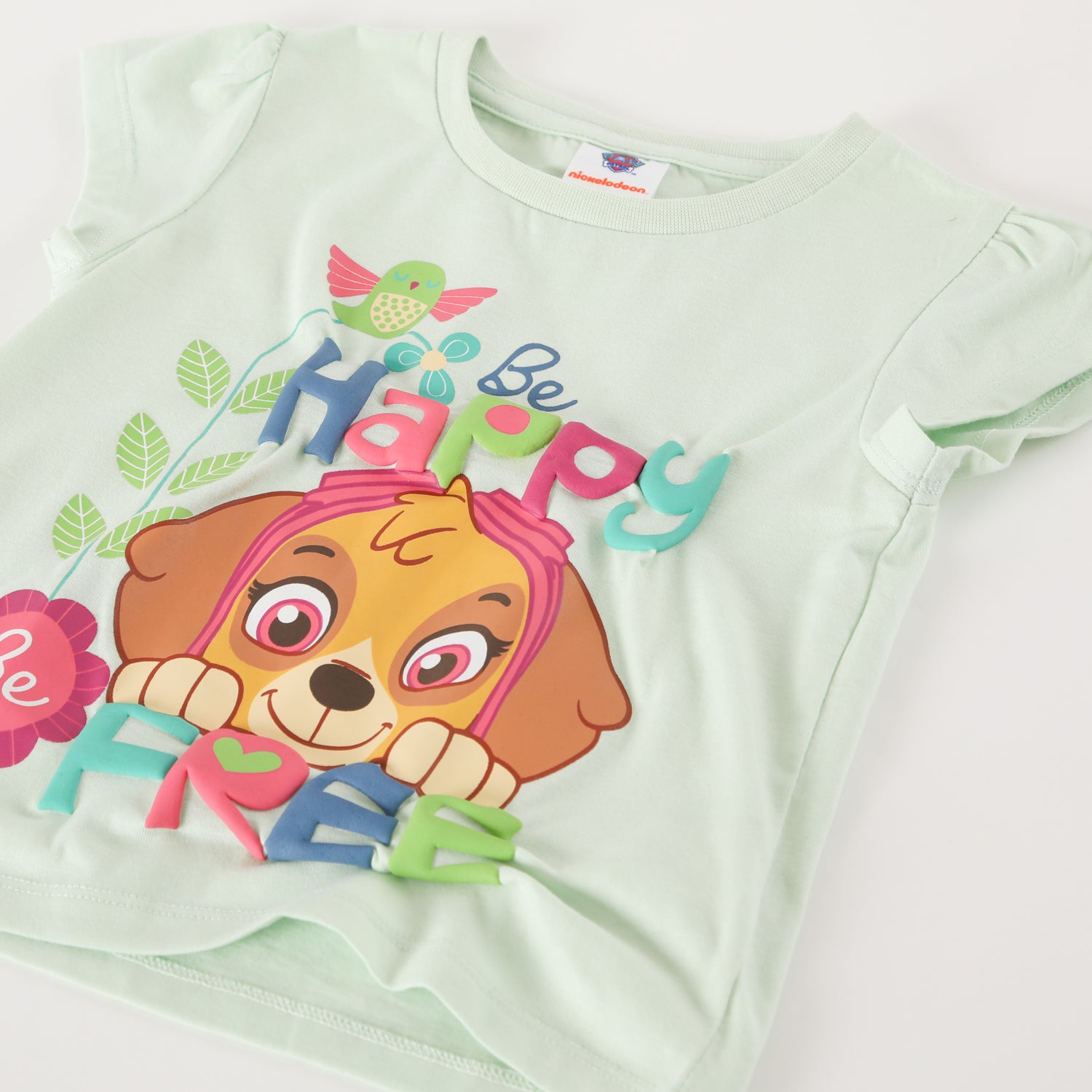 Pijama Corto Niña Happy Verde Paw Patrol