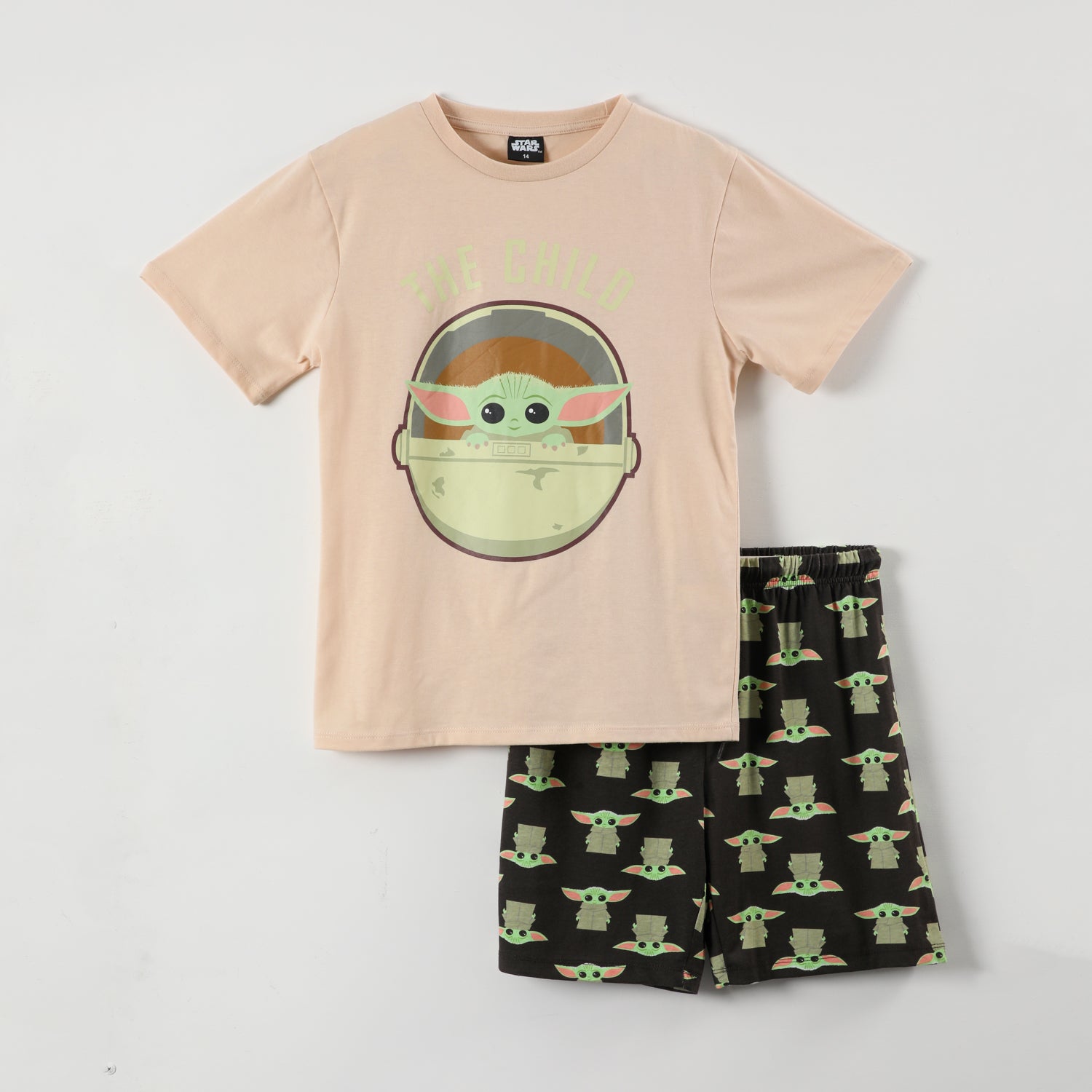 Pijama Corto Niño The Child Beige Star Wars