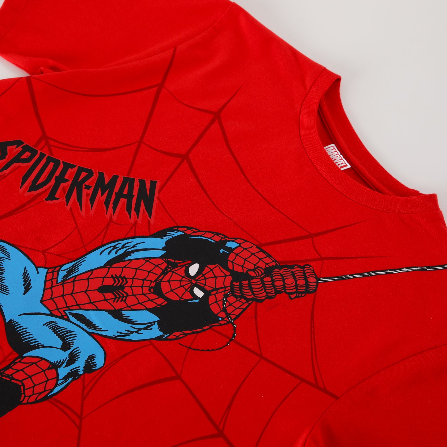 Pijama Corto Niño Spiderman Rojo Marvel