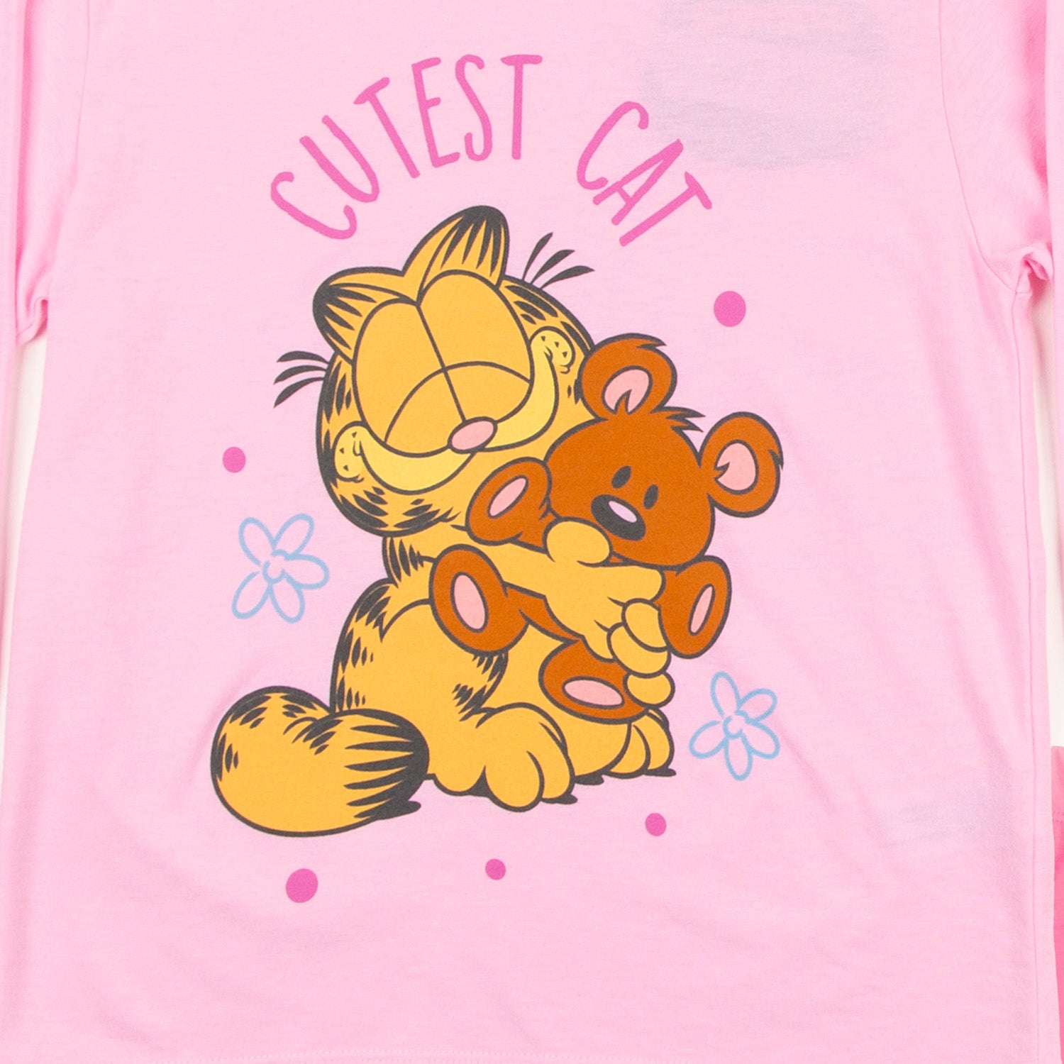 Pijama Largo Niña Oso Rosado Garfield