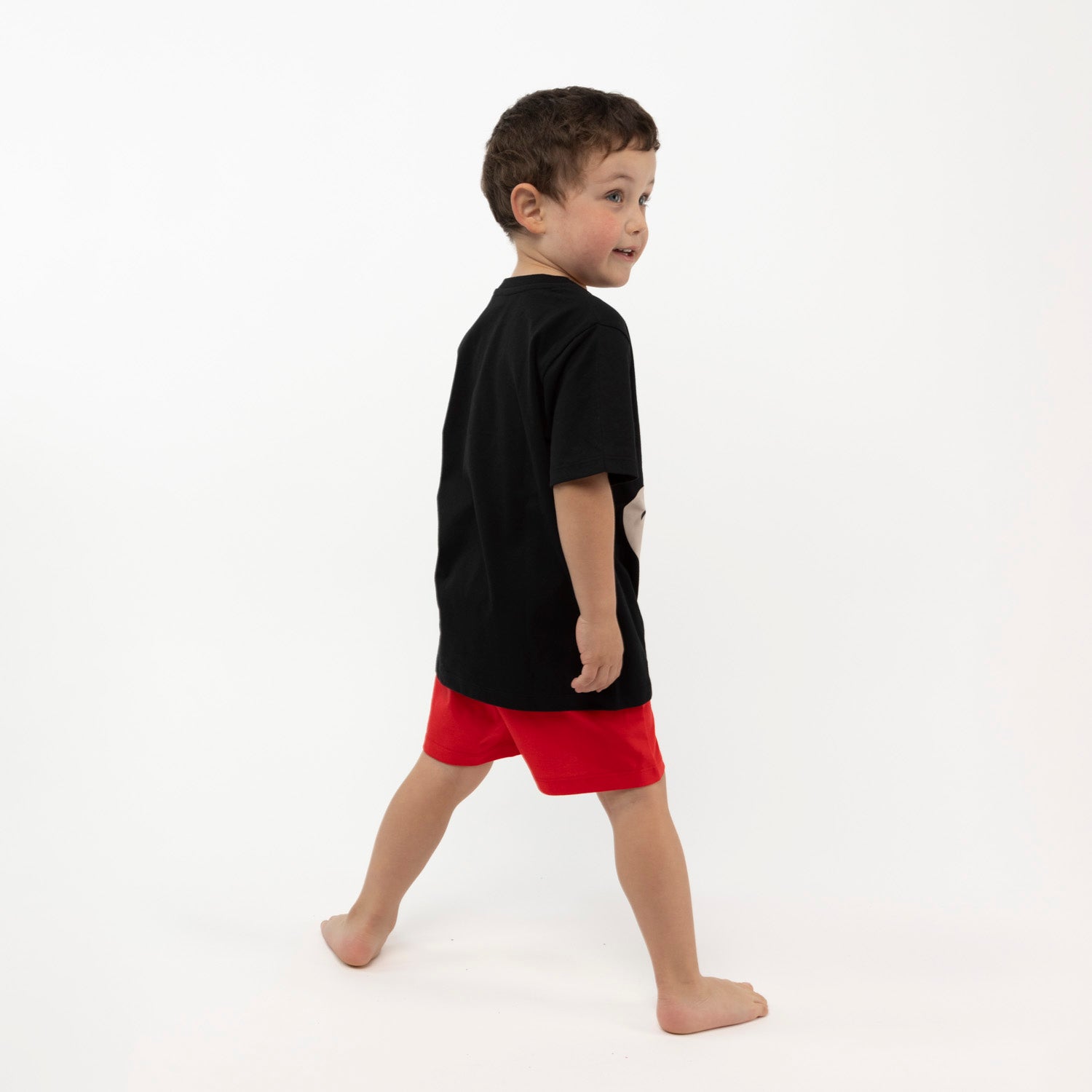 Pijama Corto Niño Mickey Negro Disney