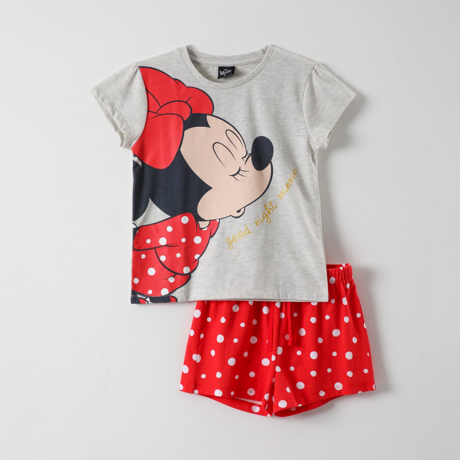 Pijama Corto Niña Minnie I Blanco Disney