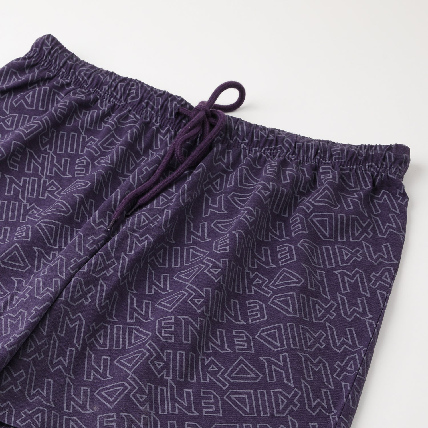 Pijama Hombre Calavera Gris Iron Maiden