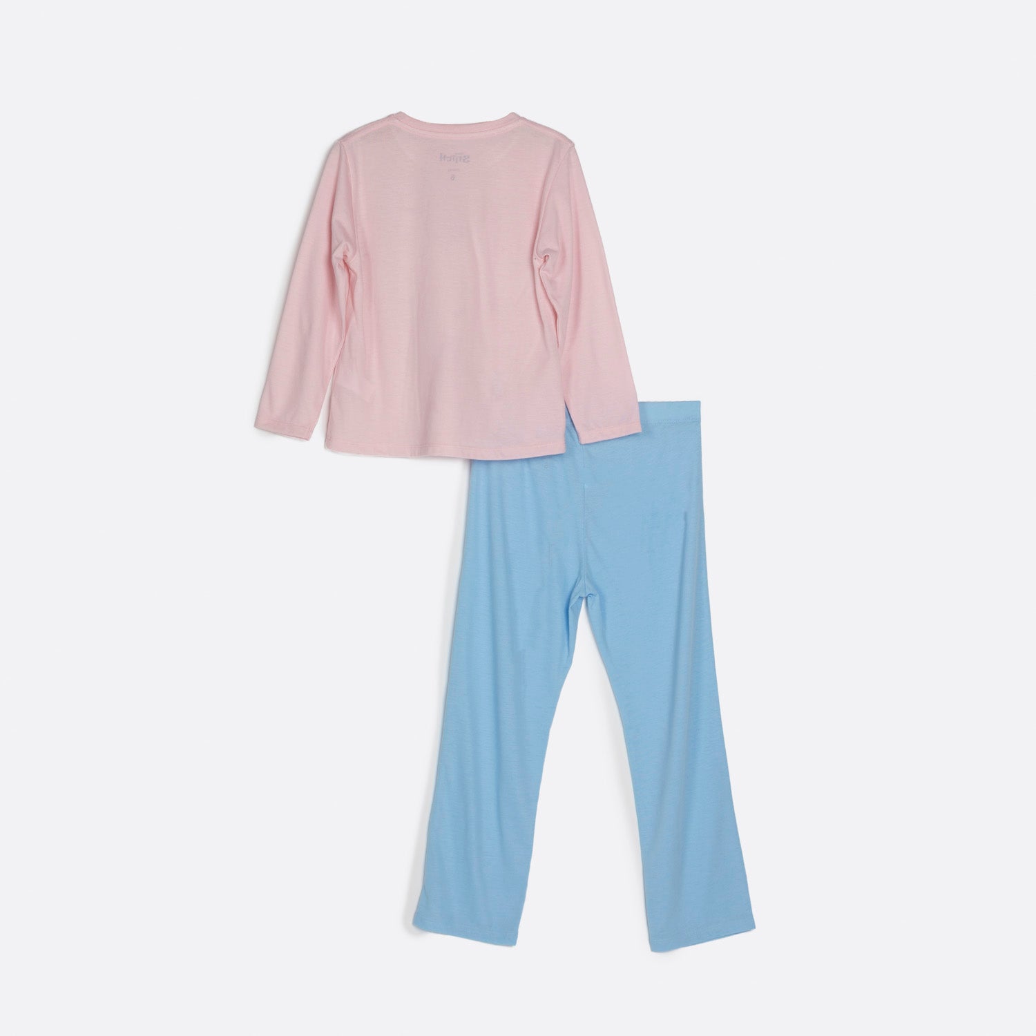 Pijama Manga Larga Niña Rosado Moon Lilo & Stitch Disney