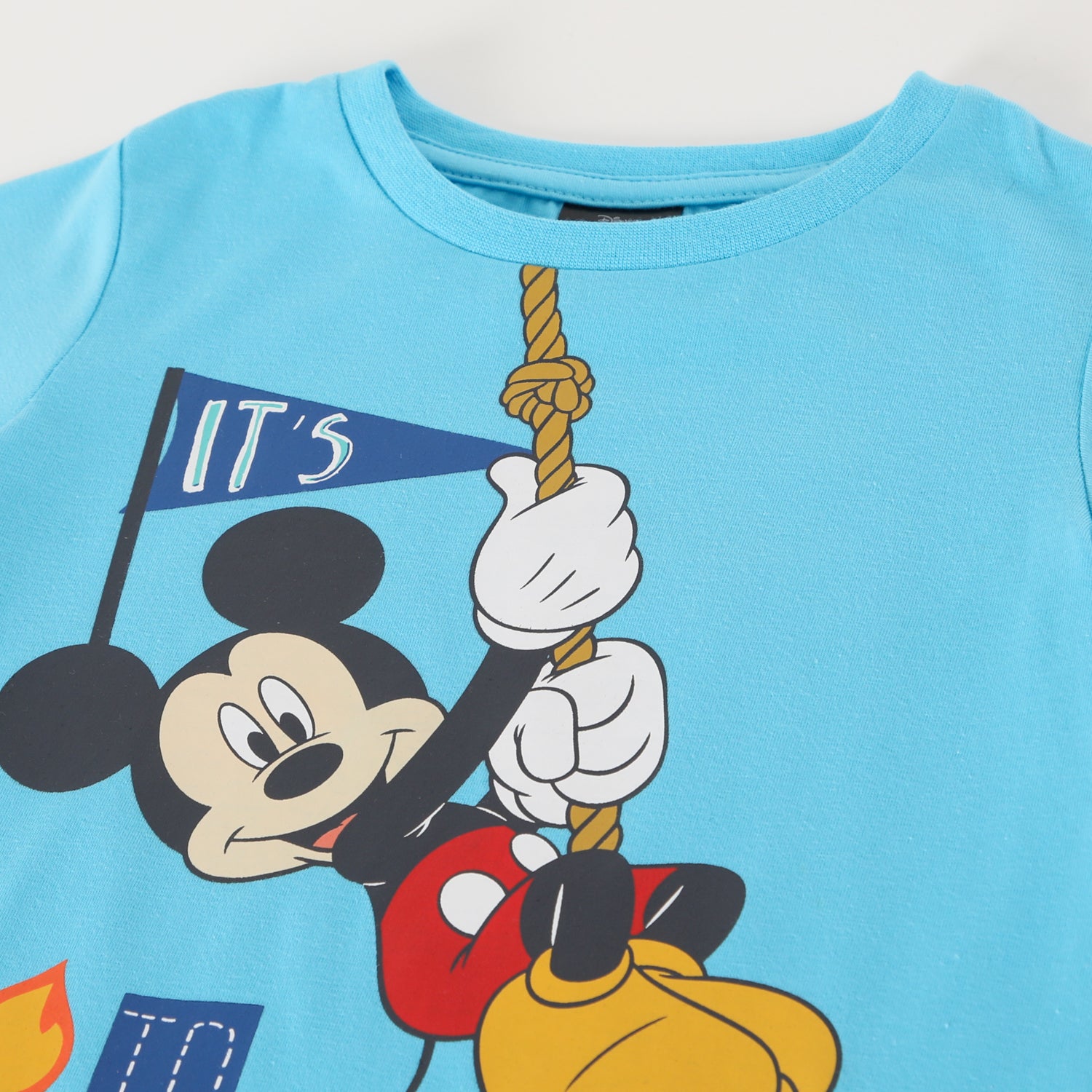 Pijama Corto Niño Mickey Celeste Disney