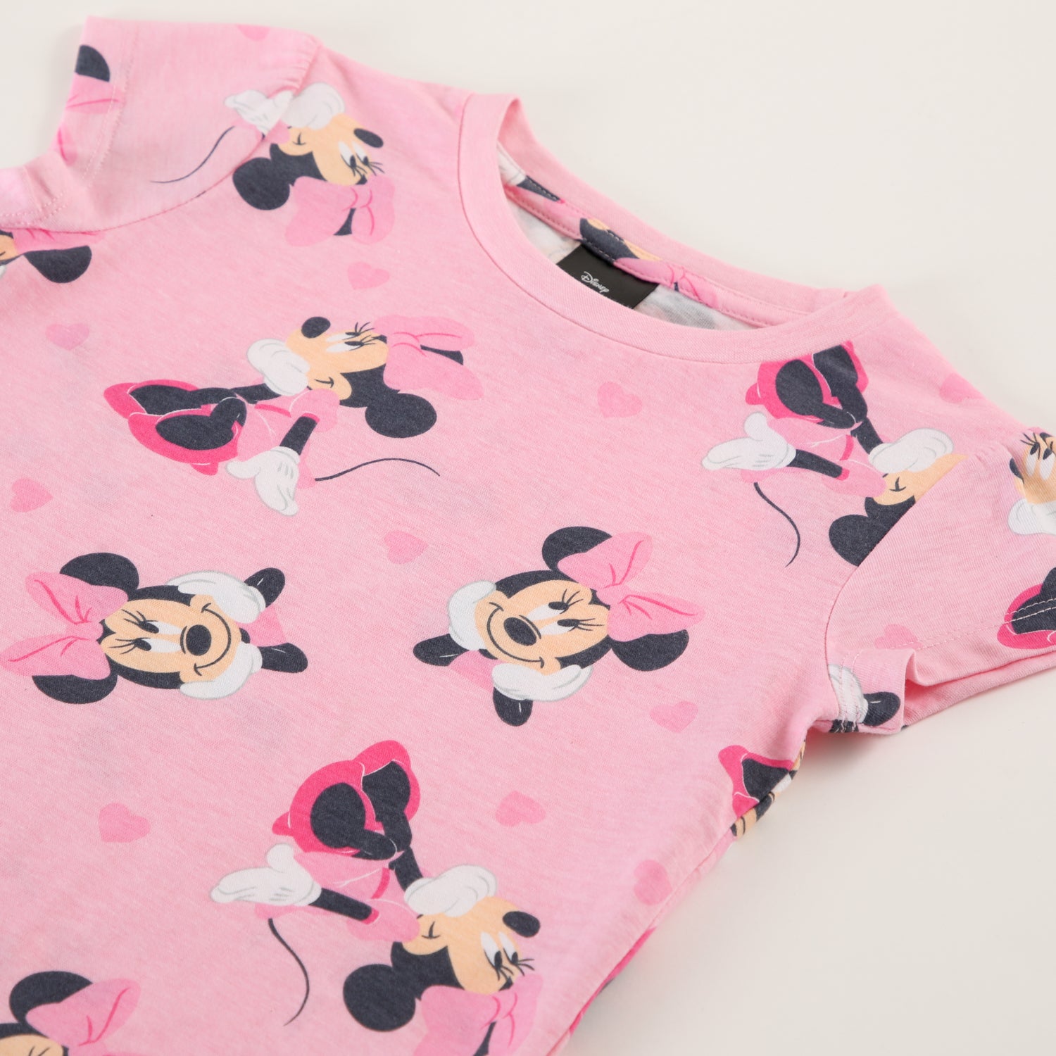 Pijama Corto Niña Minnie Full Print I Rosado Disney