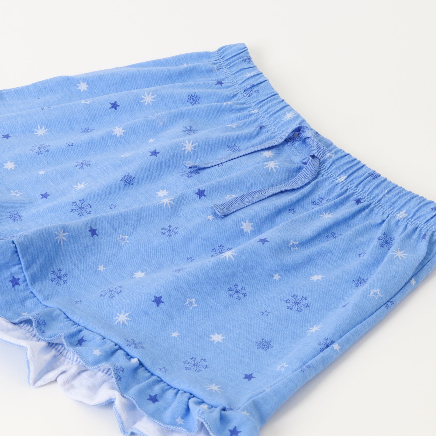 Pijama Corto Niña Frozen Nieve Celeste Disney