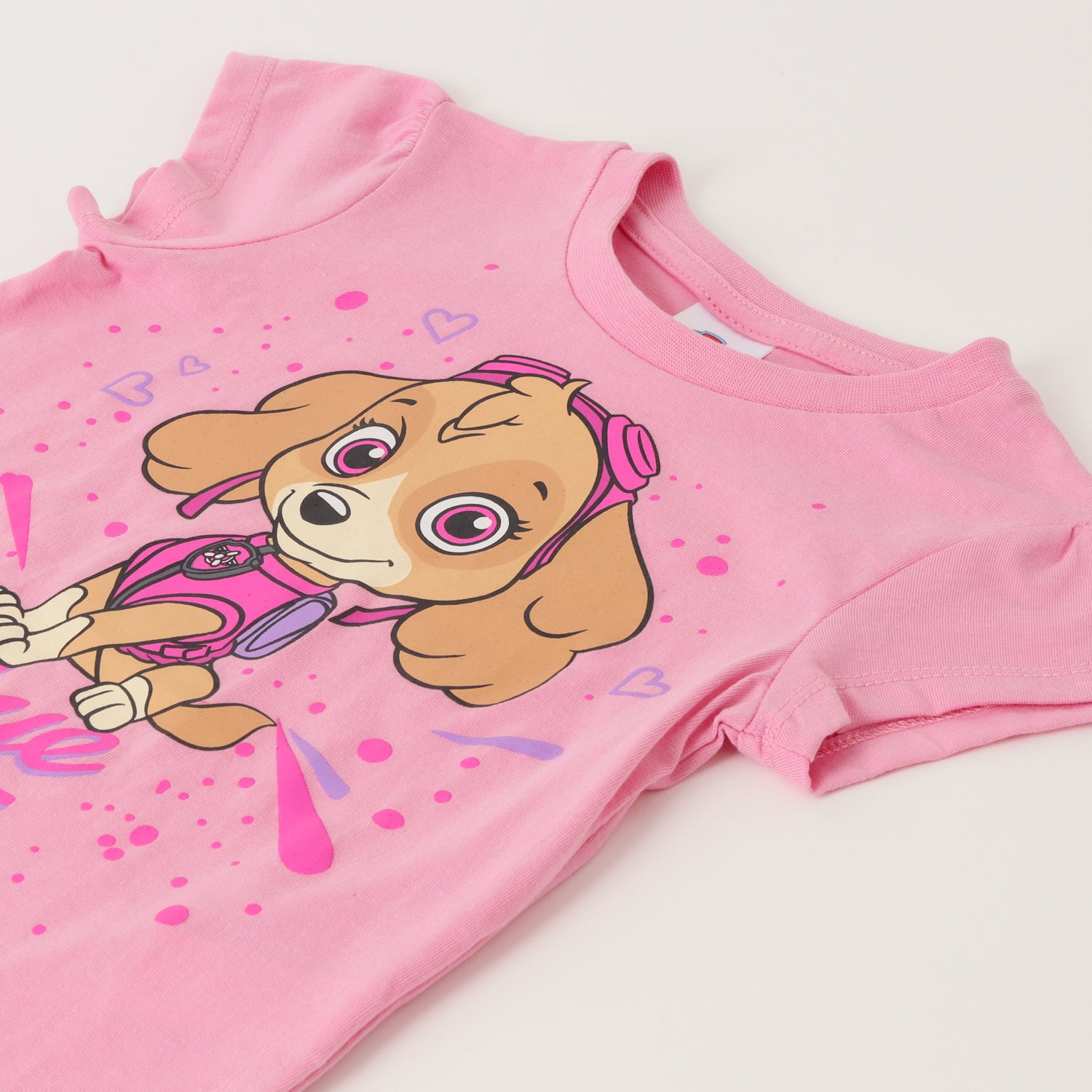 Pijama Corto Niña Skye Rosado Paw Patrol